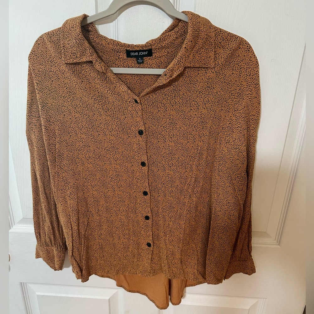 Dear John Speckled Blouse